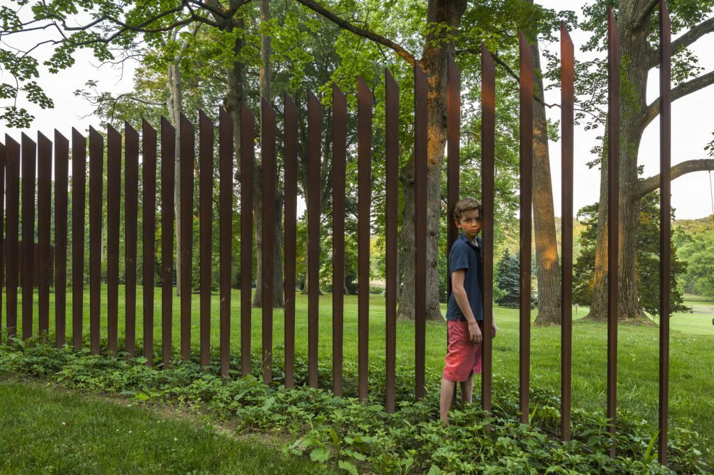 Cor-Ten Weathering Steel Fence (2)