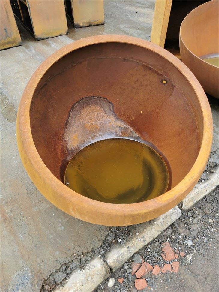 Corten stálkúlur