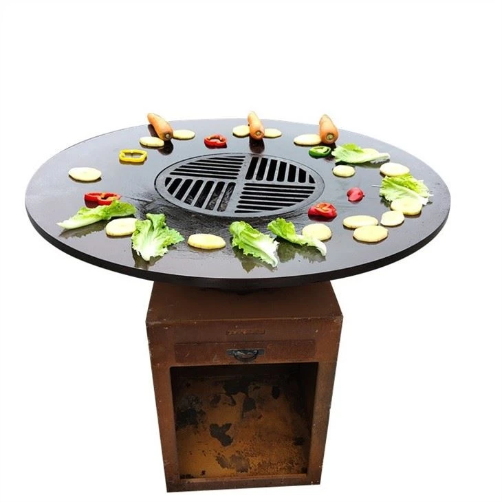 Corten Stál Grill Grill Matreiðsla Grills Grill