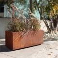 Mid Century Round Metal Planters
