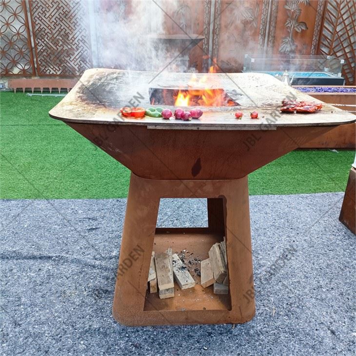 Útigrill með eldavél