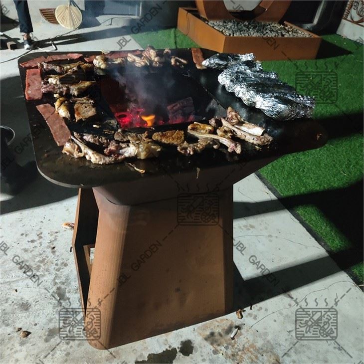 Rust Metal Brazier Fire Bowl