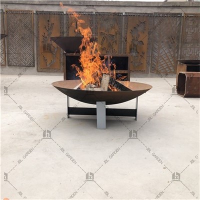 Outdoor Metal Corten Steel Fire Pit