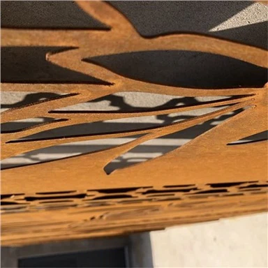 Art Metal Skjár Panels Corten Skreytt Panels