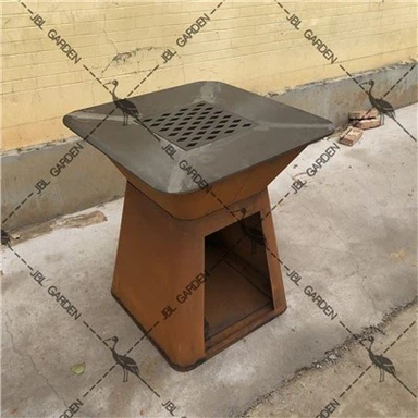 Viðarbrennt grill