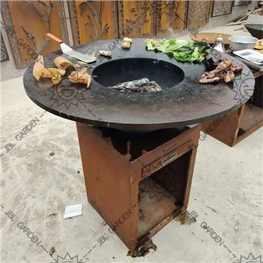 Kolfellanlegt BBQ Grill