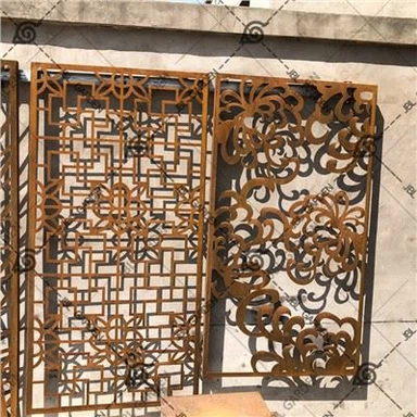 Skreytt Laser Cut Metal Skylmingar Panels