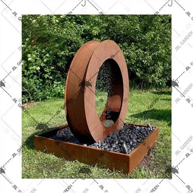 Garden Corten stál vatnsregntjald
