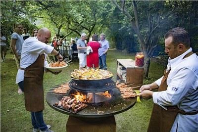 Útipartý flytjanlegt grillgrill