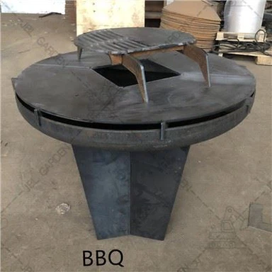 Round Fire Pit Metal