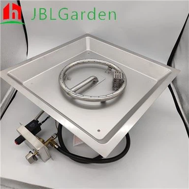 Square Fire Pit gasbrennari