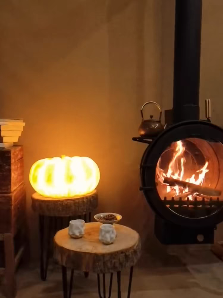 Modern Hanging Smokeless Fireplace factory
