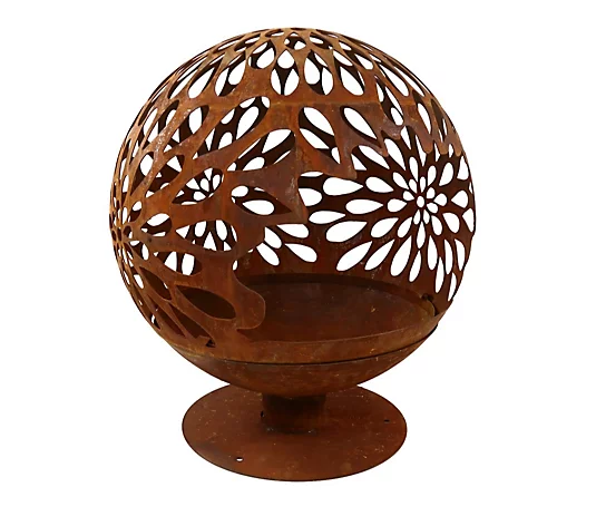 Skreytt Globe Fire Pit