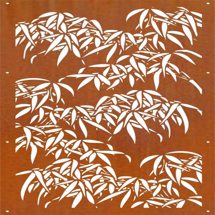Modular Corten Privacy Screen For Outdoor Fencing Easy-Install Panels price