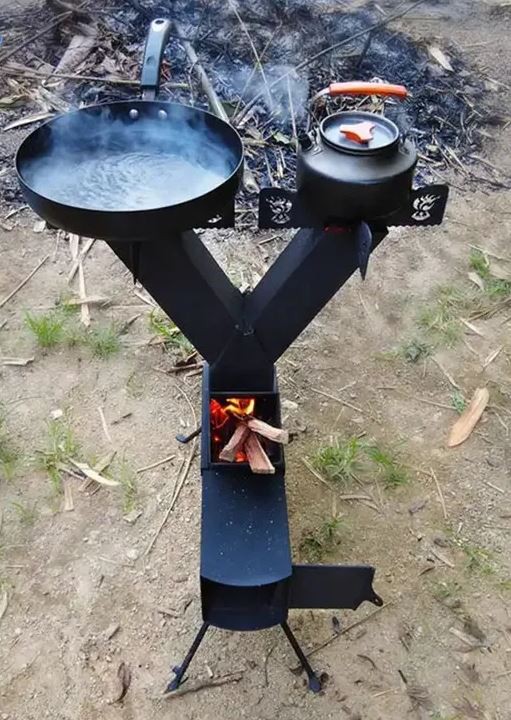 Úti Protable Rocket eldavél