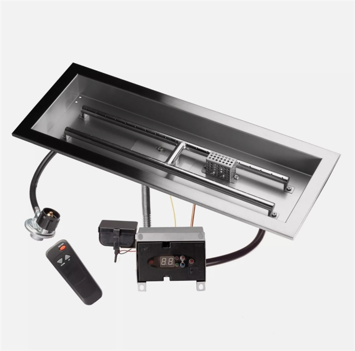 Remote Control Gas Fire Pit Kit