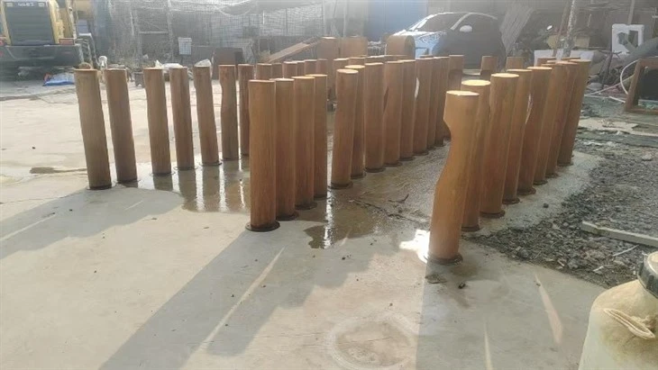 Rust Corten Steel Outdoor Beautiful Lighting With Bollards factory