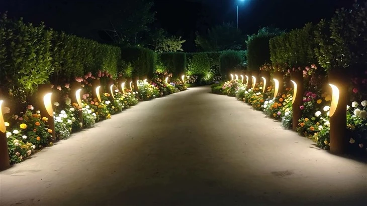 Rust Finish Outdoor Round Post Lamps factory