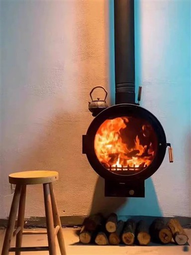 Kolefnisstál arinn eldgryfja