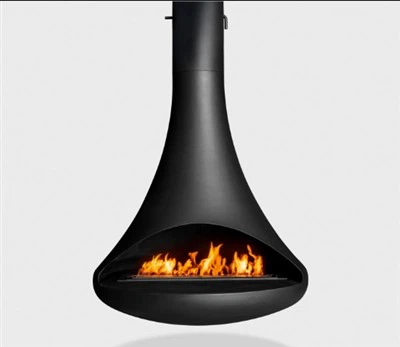 Húshitunar arinn í stofu