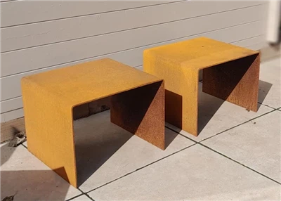 Corten stál kollur