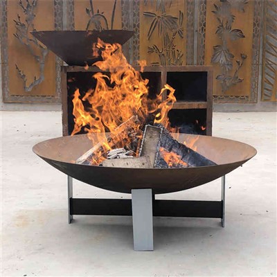 Nútímaleg Corten Steel Fire Pit