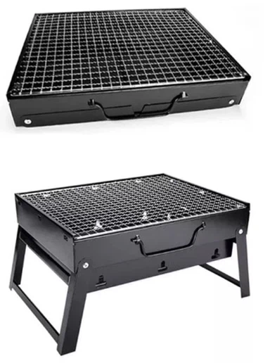Færanlegt kolagrill fyrir tjaldsvæði