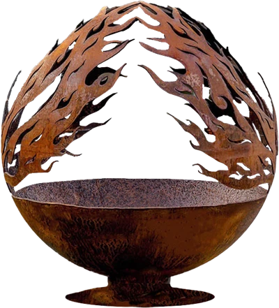 Viðarkol brennandi Fire Sphere Fire Bowl