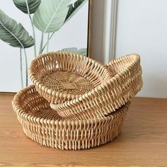 Woven Poly Wicker Food Fruit